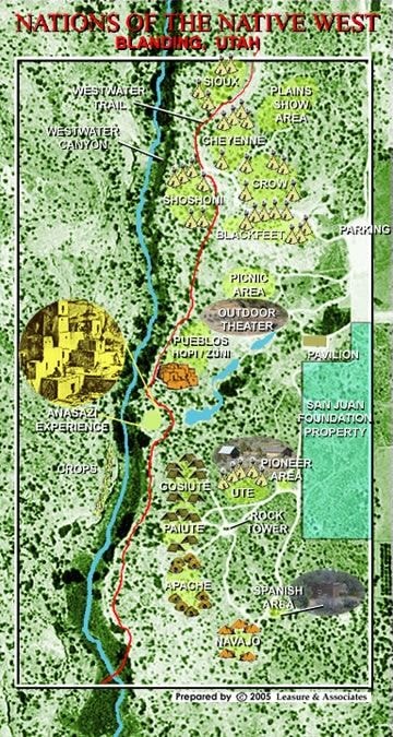 Nations of the Native West historical exhibit rendering