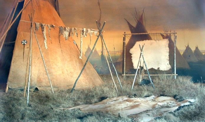 Sacajawea Interpretive Center museum exhibit display